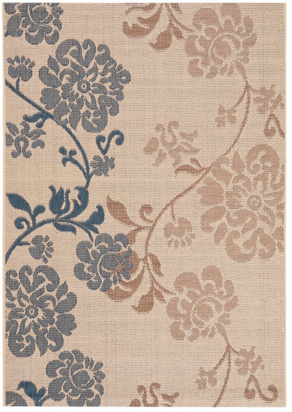 Safavieh Cy4027 Power Loomed 85.4% Polypropylene/10.4% Polyester/4.2% Latex Outdoor Rug CY4027B-5R