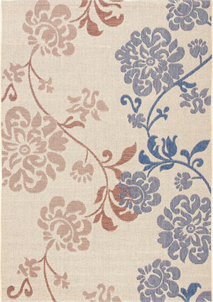 Safavieh Cy4027 Power Loomed 85.4% Polypropylene/10.4% Polyester/4.2% Latex Outdoor Rug CY4027B-5R