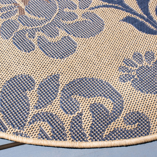 Safavieh Cy4027 Power Loomed 85.4% Polypropylene/10.4% Polyester/4.2% Latex Outdoor Rug CY4027B-5R