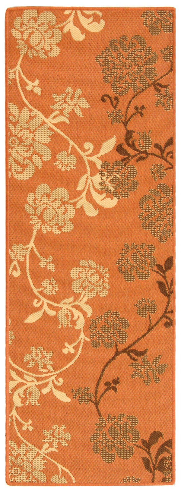 Safavieh Cy4027 Power Loomed 85.4% Polypropylene/10.4% Polyester/4.2% Latex Outdoor Rug CY4027C-5R