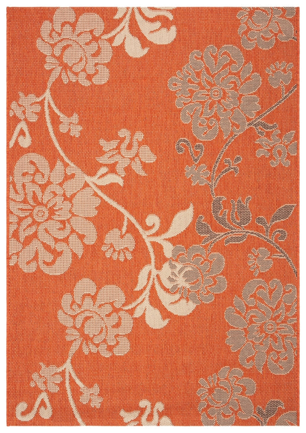 Safavieh Cy4027 Power Loomed 85.4% Polypropylene/10.4% Polyester/4.2% Latex Outdoor Rug CY4027C-5R