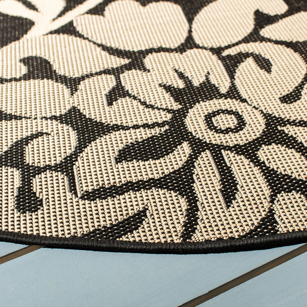 Safavieh Cy4027 Power Loomed 85.4% Polypropylene/10.4% Polyester/4.2% Latex Outdoor Rug CY4027D-5R