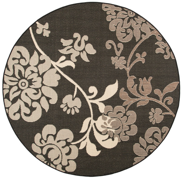 Safavieh Cy4027 Power Loomed 85.4% Polypropylene/10.4% Polyester/4.2% Latex Outdoor Rug CY4027D-5R