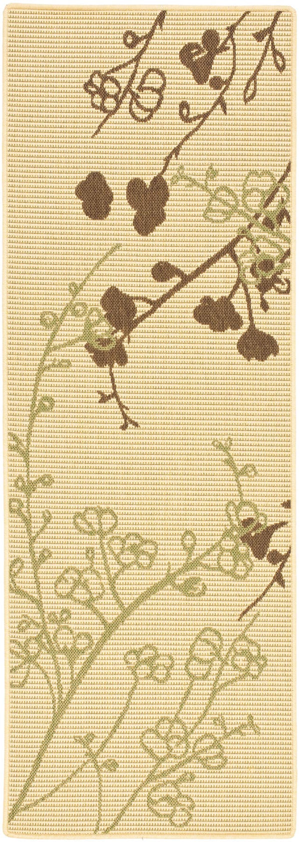 Safavieh Cy4038 Power Loomed 85.4% Polypropylene/10.4% Polyester/4.2% Latex Outdoor Rug CY4038A-5R