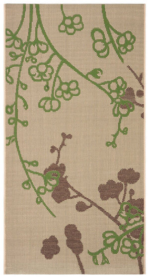 Safavieh Cy4038 Power Loomed 85.4% Polypropylene/10.4% Polyester/4.2% Latex Outdoor Rug CY4038A-5R