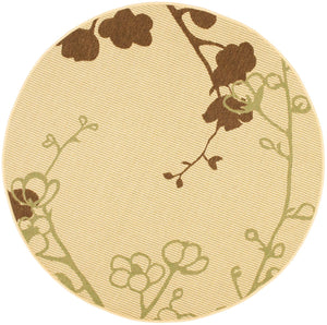 Safavieh Cy4038 Power Loomed 85.4% Polypropylene/10.4% Polyester/4.2% Latex Outdoor Rug CY4038A-5R