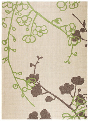 Safavieh Cy4038 Power Loomed 85.4% Polypropylene/10.4% Polyester/4.2% Latex Outdoor Rug CY4038A-5R