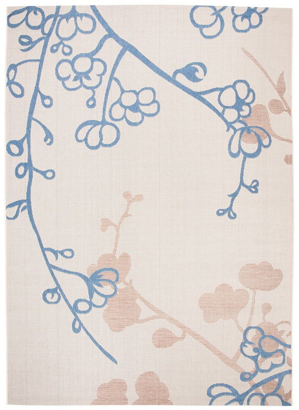 Safavieh Cy4038 Power Loomed 85.4% Polypropylene/10.4% Polyester/4.2% Latex Outdoor Rug CY4038B-5R