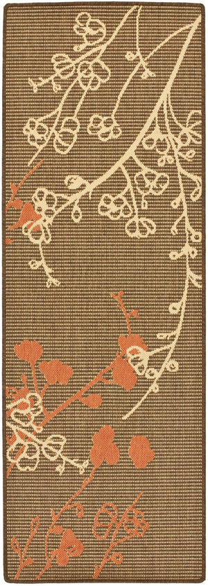 Safavieh Cy4038 Power Loomed 85.4% Polypropylene/10.4% Polyester/4.2% Latex Outdoor Rug CY4038C-5R