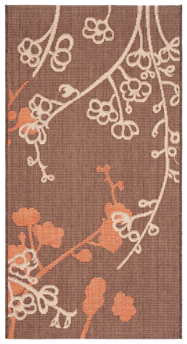 Safavieh Cy4038 Power Loomed 85.4% Polypropylene/10.4% Polyester/4.2% Latex Outdoor Rug CY4038C-5R