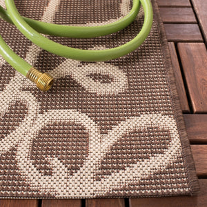 Safavieh Cy4038 Power Loomed 85.4% Polypropylene/10.4% Polyester/4.2% Latex Outdoor Rug CY4038C-5R