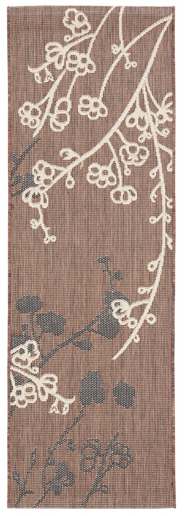 Safavieh Cy4038 Power Loomed 85.4% Polypropylene/10.4% Polyester/4.2% Latex Outdoor Rug CY4038D-5R