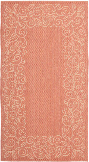 Safavieh Cy5139 Power Loomed 85.4% Polypropylene/10.4% Polyester/4.2% Latex Outdoor Rug CY5139A-4