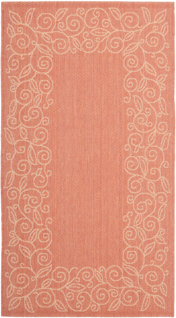 Safavieh Cy5139 Power Loomed 85.4% Polypropylene/10.4% Polyester/4.2% Latex Outdoor Rug CY5139A-4