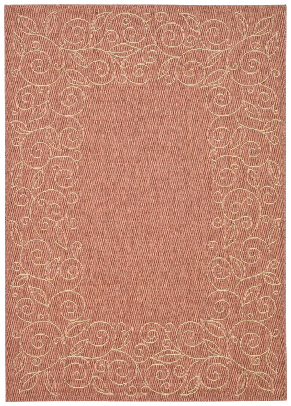 Safavieh Cy5139 Power Loomed 85.4% Polypropylene/10.4% Polyester/4.2% Latex Outdoor Rug CY5139A-4