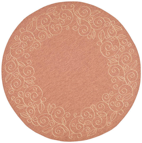 Safavieh Cy5139 Power Loomed 85.4% Polypropylene/10.4% Polyester/4.2% Latex Outdoor Rug CY5139A-4