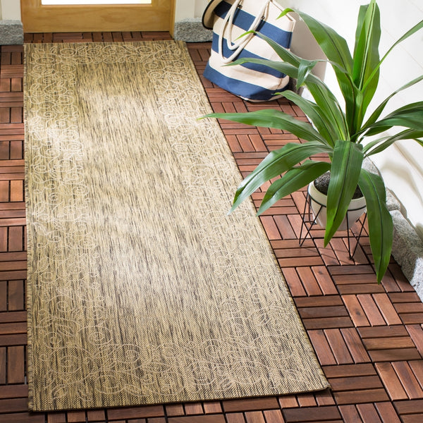 Safavieh Cy5139 Power Loomed 85.4% Polypropylene/10.4% Polyester/4.2% Latex Outdoor Rug CY5139B-4