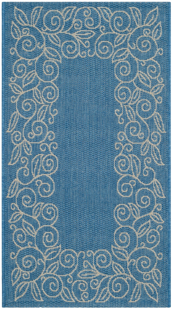 Safavieh Cy5139 Power Loomed 85.4% Polypropylene/10.4% Polyester/4.2% Latex Outdoor Rug CY5139C-4