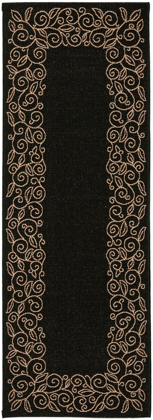 Safavieh Cy5139 Power Loomed 85.4% Polypropylene/10.4% Polyester/4.2% Latex Outdoor Rug CY5139D-4