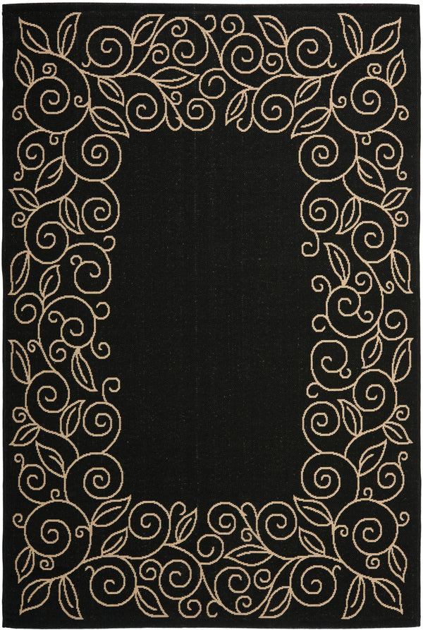 Safavieh Cy5139 Power Loomed 85.4% Polypropylene/10.4% Polyester/4.2% Latex Outdoor Rug CY5139D-4