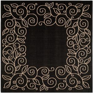 Safavieh Cy5139 Power Loomed 85.4% Polypropylene/10.4% Polyester/4.2% Latex Outdoor Rug CY5139D-4