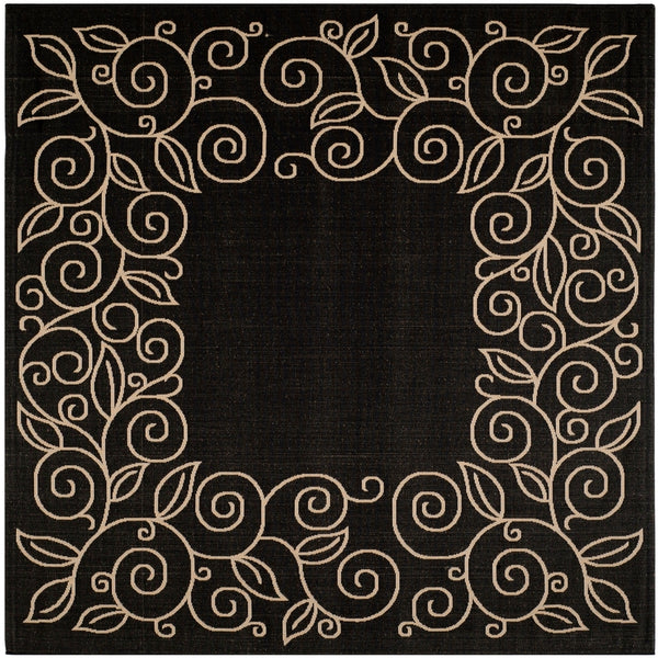 Safavieh Cy5139 Power Loomed 85.4% Polypropylene/10.4% Polyester/4.2% Latex Outdoor Rug CY5139D-4