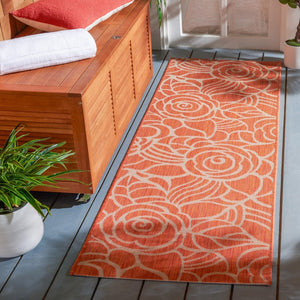 Safavieh Cy5141 Power Loomed 85.4% Polypropylene/10.4% Polyester/4.2% Latex Outdoor Rug CY5141A-4