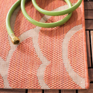 Safavieh Cy5141 Power Loomed 85.4% Polypropylene/10.4% Polyester/4.2% Latex Outdoor Rug CY5141A-4