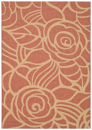 Safavieh Cy5141 Power Loomed 85.4% Polypropylene/10.4% Polyester/4.2% Latex Outdoor Rug CY5141A-4