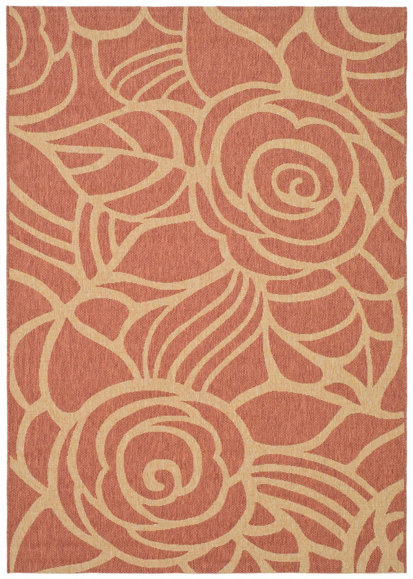 Safavieh Cy5141 Power Loomed 85.4% Polypropylene/10.4% Polyester/4.2% Latex Outdoor Rug CY5141A-4