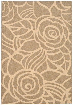 Safavieh Cy5141 Power Loomed 85.4% Polypropylene/10.4% Polyester/4.2% Latex Outdoor Rug CY5141B-4