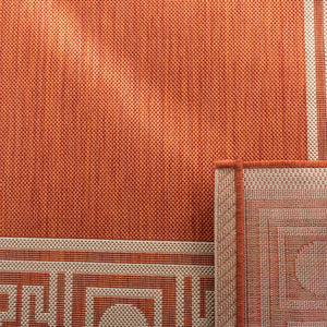 Safavieh Cy5143 Power Loomed 85.4% Polypropylene/10.4% Polyester/4.2% Latex Outdoor Rug CY5143A-4