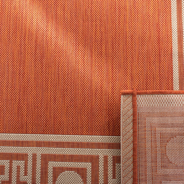 Safavieh Cy5143 Power Loomed 85.4% Polypropylene/10.4% Polyester/4.2% Latex Outdoor Rug CY5143A-4