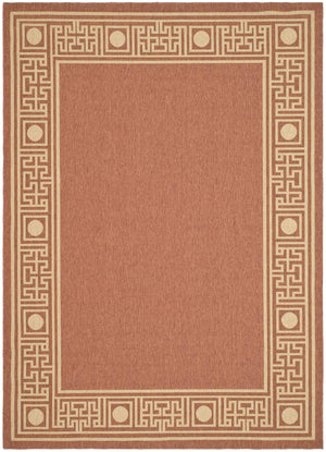 Safavieh Cy5143 Power Loomed 85.4% Polypropylene/10.4% Polyester/4.2% Latex Outdoor Rug CY5143A-4