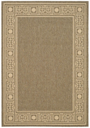 Safavieh Cy5143 Power Loomed 85.4% Polypropylene/10.4% Polyester/4.2% Latex Outdoor Rug CY5143B-4