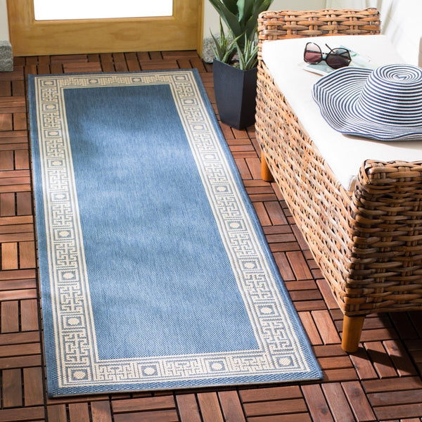 Safavieh Cy5143 Power Loomed 85.4% Polypropylene/10.4% Polyester/4.2% Latex Outdoor Rug CY5143C-4
