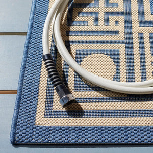 Safavieh Cy5143 Power Loomed 85.4% Polypropylene/10.4% Polyester/4.2% Latex Outdoor Rug CY5143C-4