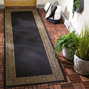 Safavieh Cy5143 Power Loomed 85.4% Polypropylene/10.4% Polyester/4.2% Latex Outdoor Rug CY5143G-4