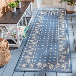 Safavieh Cy5148 Power Loomed 85.4% Polypropylene/10.4% Polyester/4.2% Latex Outdoor Rug CY5148C-4