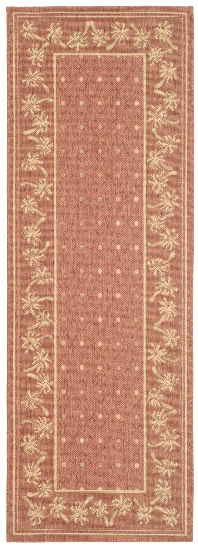 Safavieh Cy5148 Power Loomed 85.4% Polypropylene/10.4% Polyester/4.2% Latex Outdoor Rug CY5148A-4