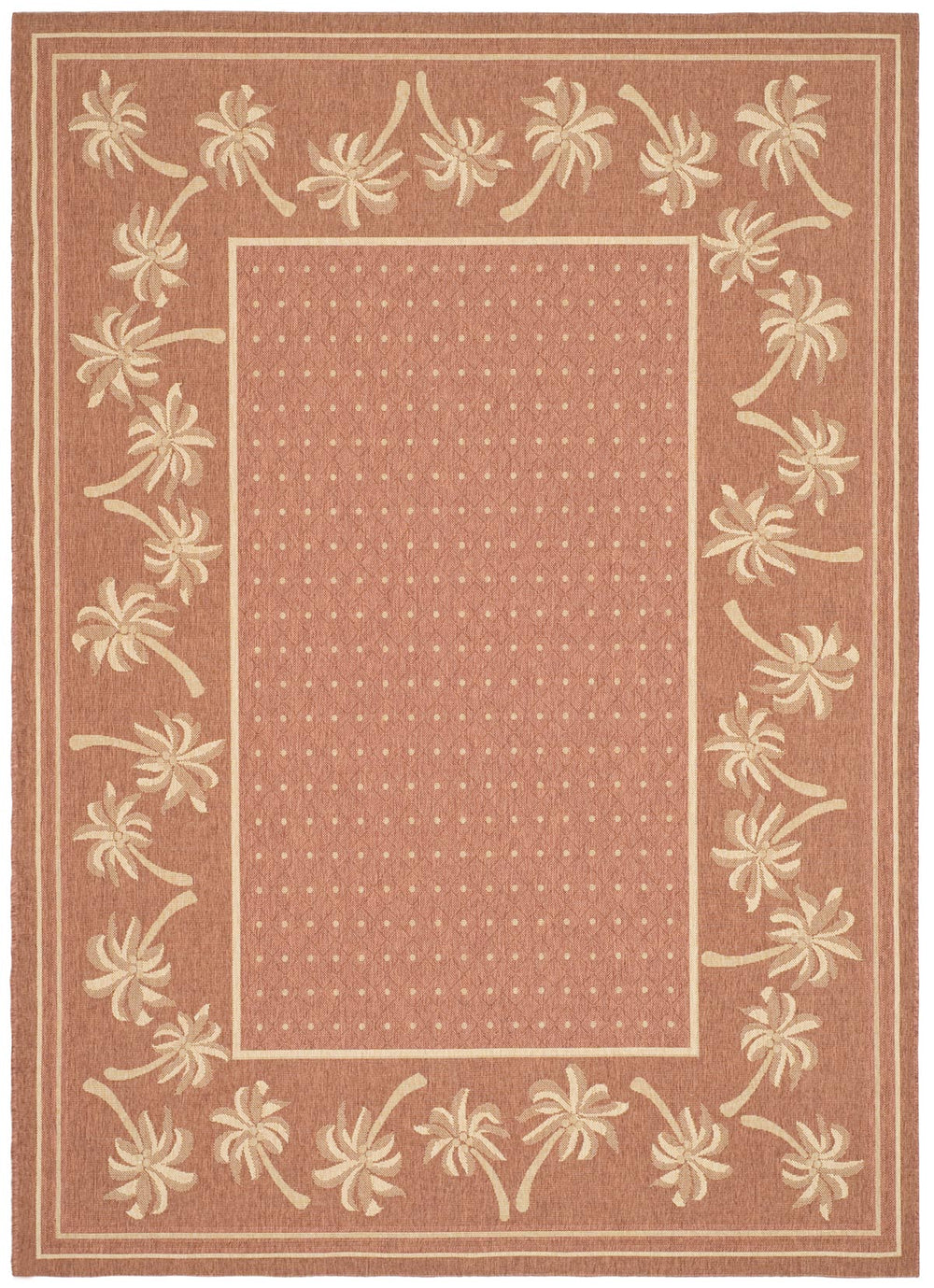 Safavieh Cy5148 Power Loomed 85.4% Polypropylene/10.4% Polyester/4.2% Latex Outdoor Rug CY5148A-4