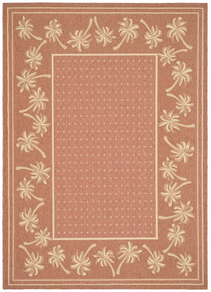 Safavieh Cy5148 Power Loomed 85.4% Polypropylene/10.4% Polyester/4.2% Latex Outdoor Rug CY5148A-4