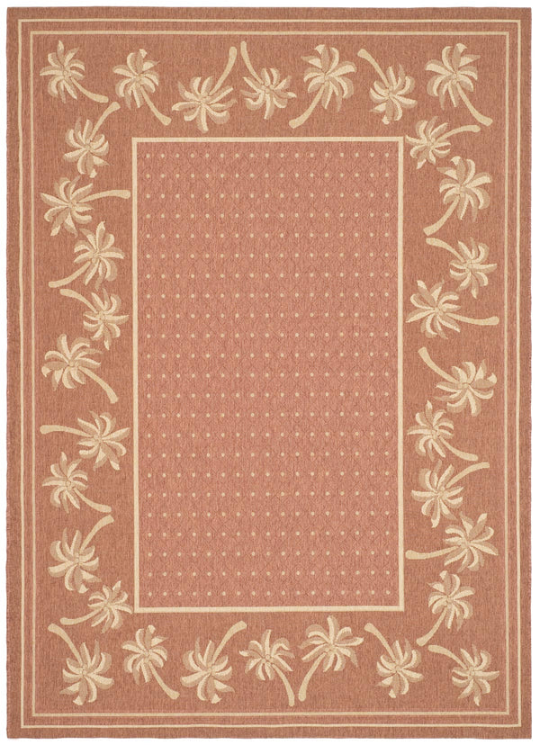 Safavieh Cy5148 Power Loomed 85.4% Polypropylene/10.4% Polyester/4.2% Latex Outdoor Rug CY5148A-4