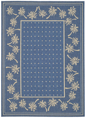 Safavieh Cy5148 Power Loomed 85.4% Polypropylene/10.4% Polyester/4.2% Latex Outdoor Rug CY5148C-4