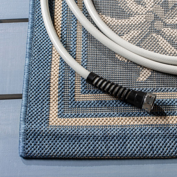 Safavieh Cy5148 Power Loomed 85.4% Polypropylene/10.4% Polyester/4.2% Latex Outdoor Rug CY5148C-4