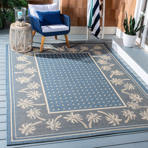 Safavieh Cy5148 Power Loomed 85.4% Polypropylene/10.4% Polyester/4.2% Latex Outdoor Rug CY5148C-4