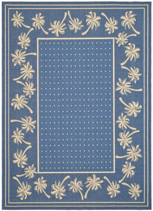 Safavieh Cy5148 Power Loomed 85.4% Polypropylene/10.4% Polyester/4.2% Latex Outdoor Rug CY5148C-4