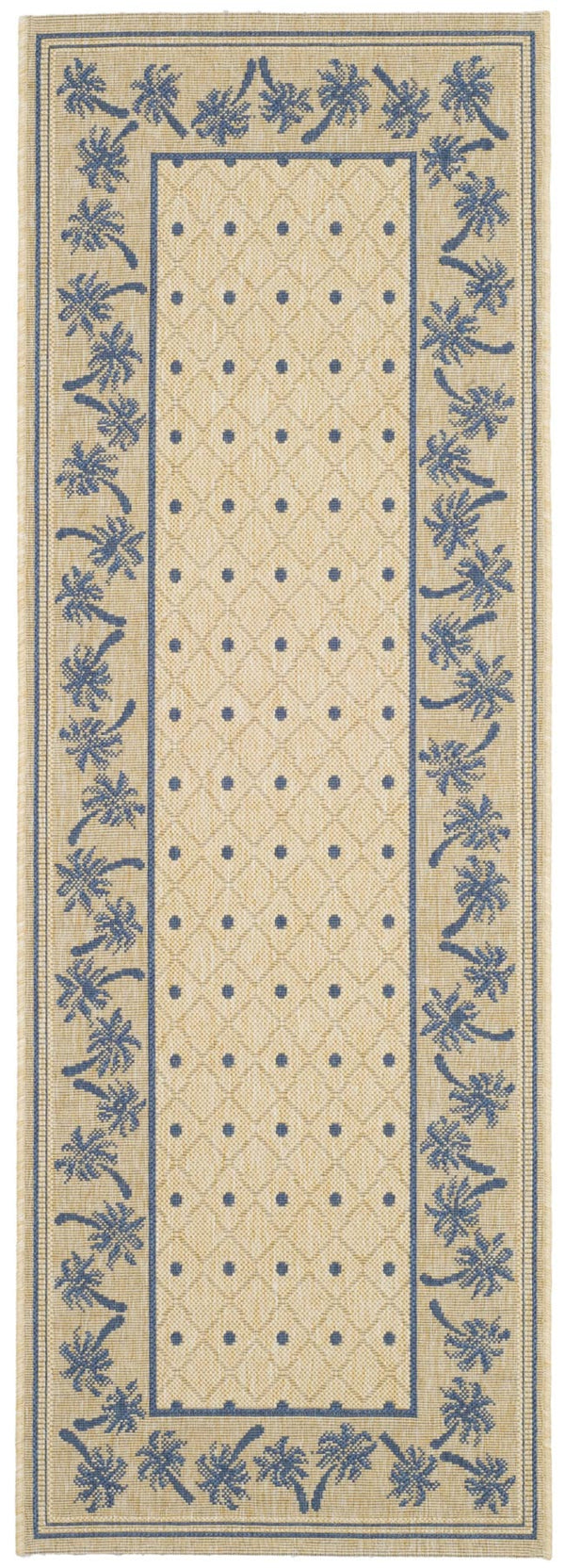 Safavieh Cy5148 Power Loomed 85.4% Polypropylene/10.4% Polyester/4.2% Latex Outdoor Rug CY5148F-4