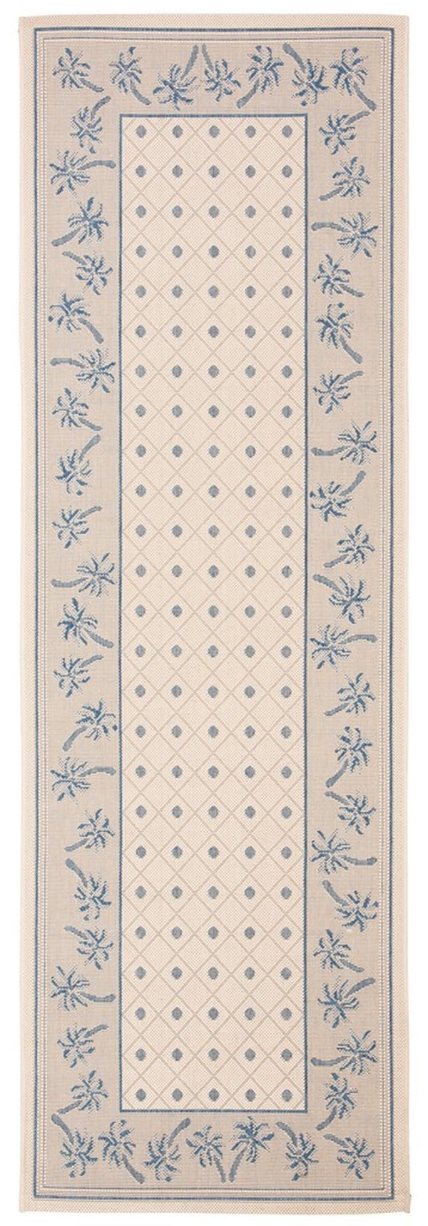 Safavieh Cy5148 Power Loomed 85.4% Polypropylene/10.4% Polyester/4.2% Latex Outdoor Rug CY5148F-4