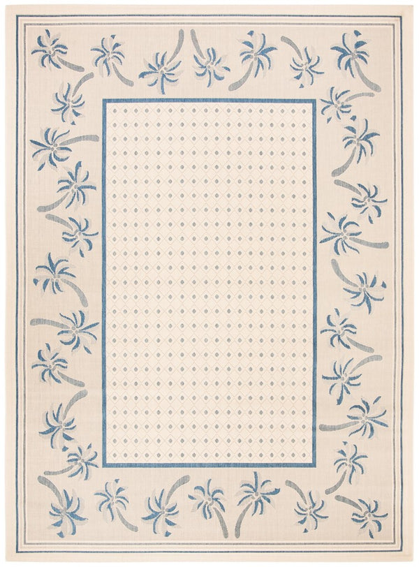 Safavieh Cy5148 Power Loomed 85.4% Polypropylene/10.4% Polyester/4.2% Latex Outdoor Rug CY5148F-4